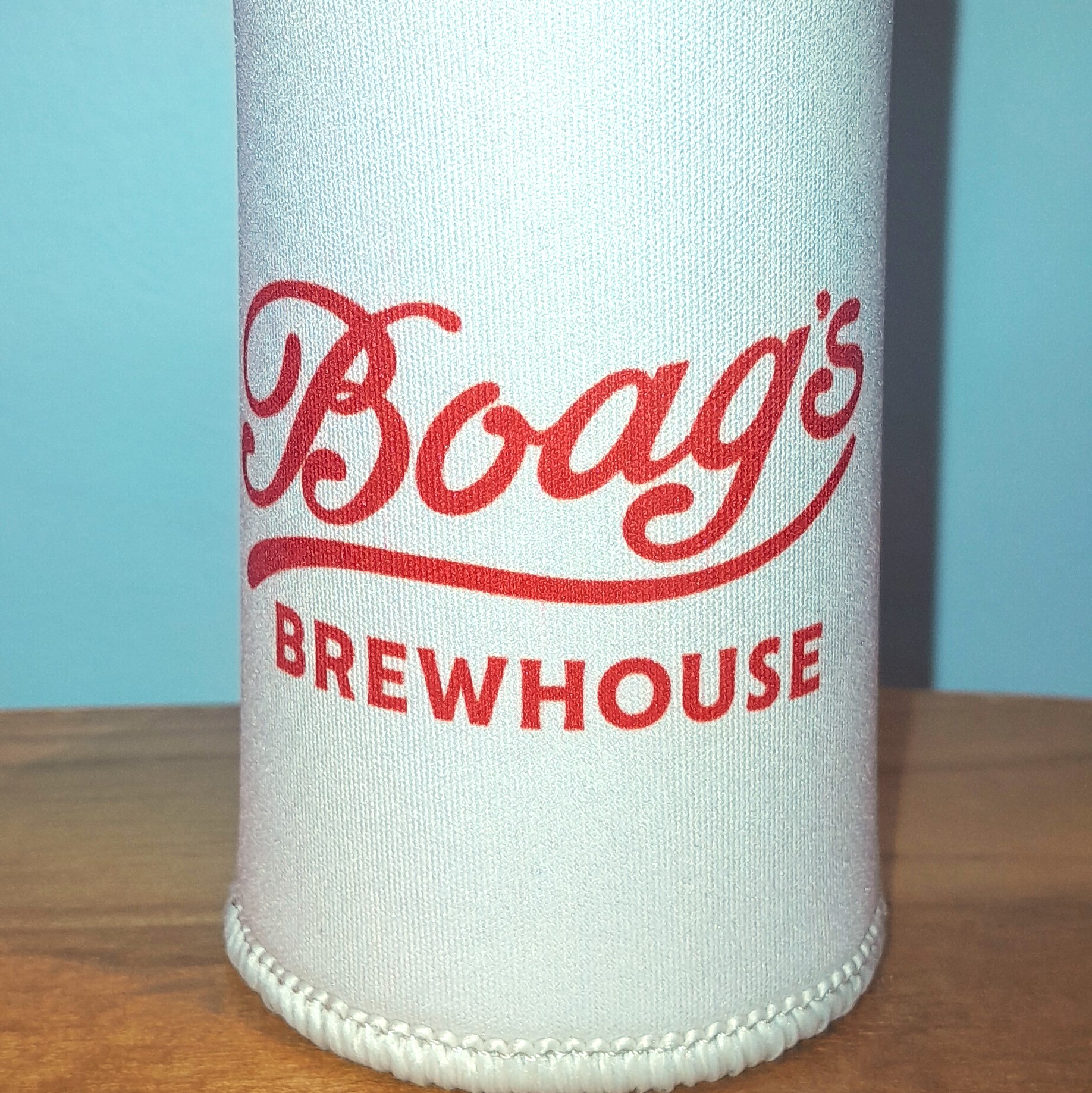Stubby Holder – White, Boags Brewhouse